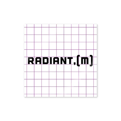 radiant,(M) ステッカー