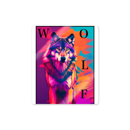 WOLF  Sticker