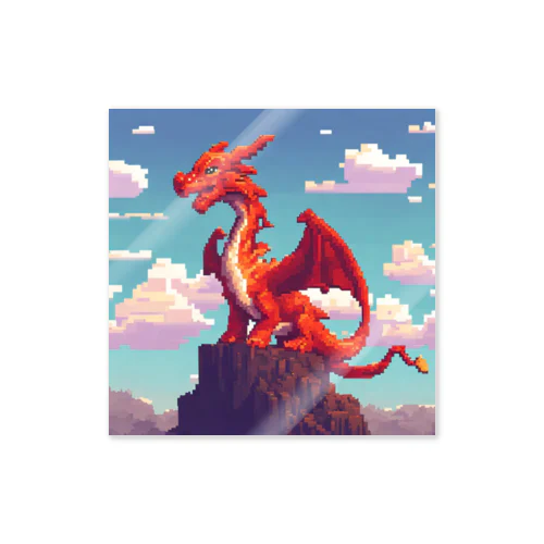 ドット絵のドラゴン Sticker