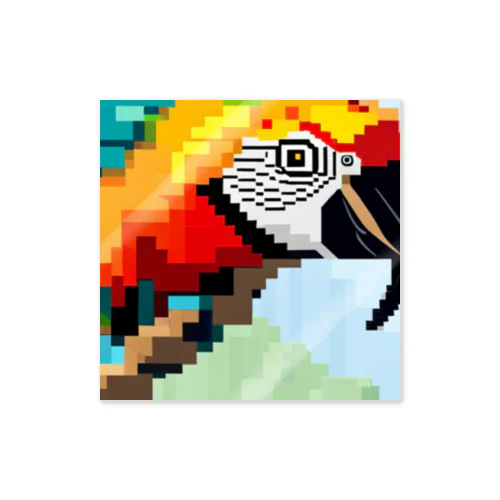 ドット絵のオウム Sticker