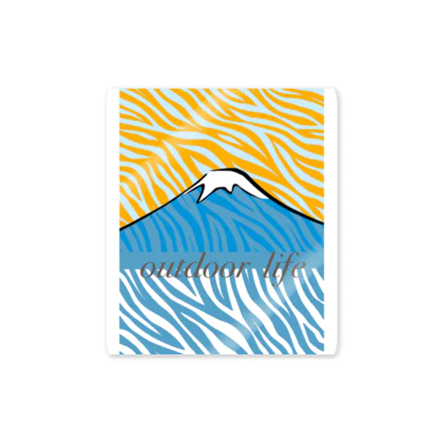 mt.FUJI outdoor Sticker