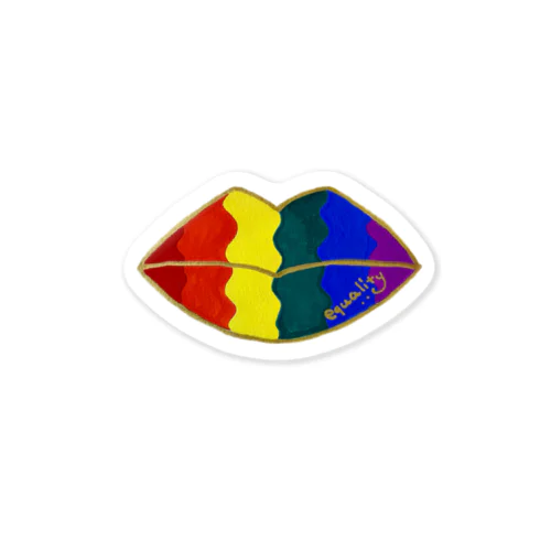 PRIDE LIPS Sticker