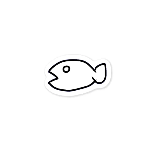 Identity of fish Sticker