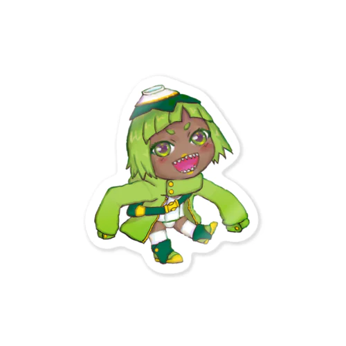 デフォルメ（・ё・）ちゃん Sticker