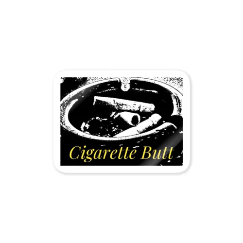 Cigarette Butt Sticker