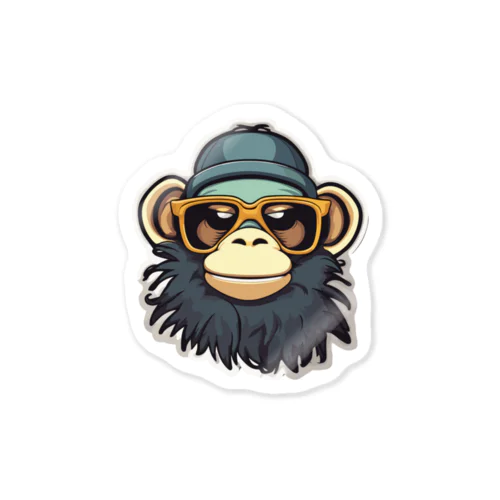 Funky Monkey(1) Sticker
