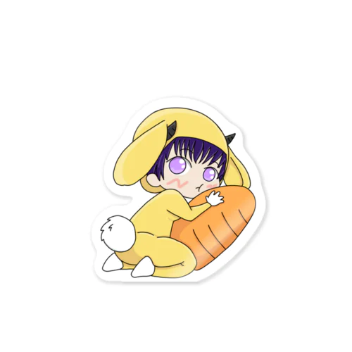 旧べとウサギ Sticker