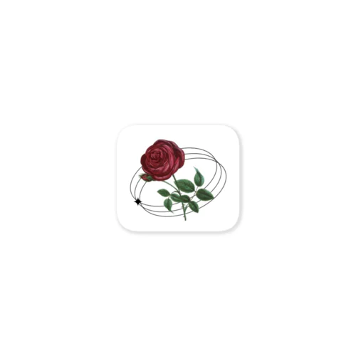 赤い薔薇 Sticker