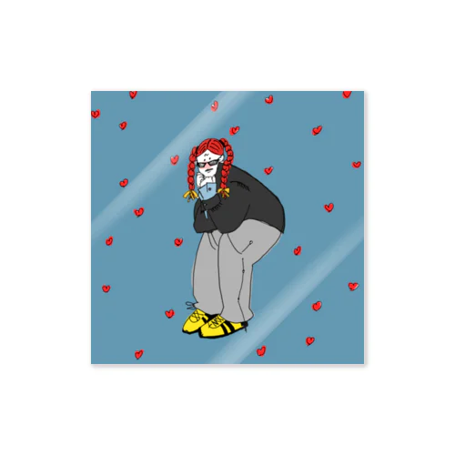 redhairgirl Sticker