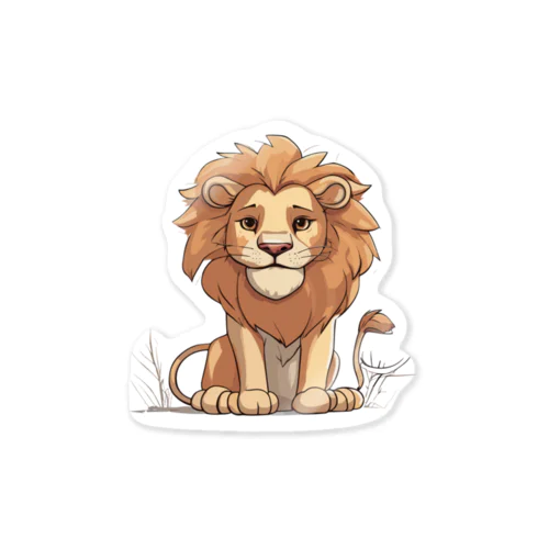 Cute Lion(1) ステッカー