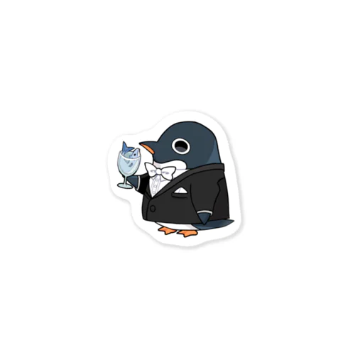 蝶タイペンギン Sticker