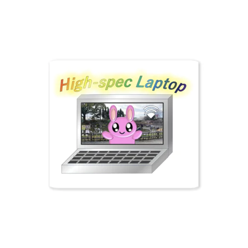 High-spec Laptop  Sticker