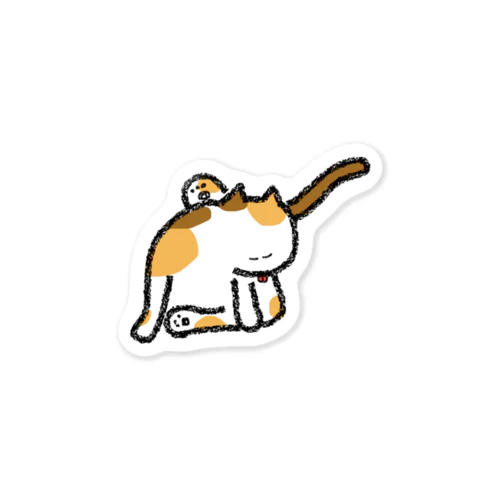 くつろぎ猫 Sticker