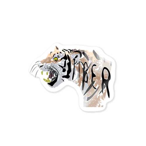 tiger ステッカー