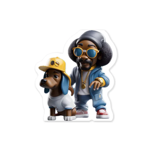 Snoop And dog ステッカー