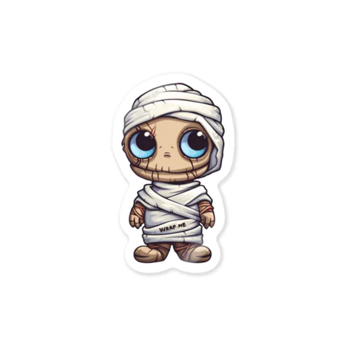 Wrapped Wonders Halloween Collection: Mummy #06 ステッカー