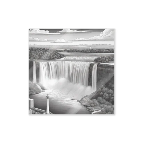 有名な観光スポットイメージ画像：ナイアガラの滝（カナダ、オンタリオ州） Sticker