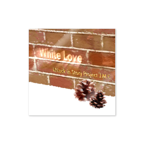 White Love‘ Sticker