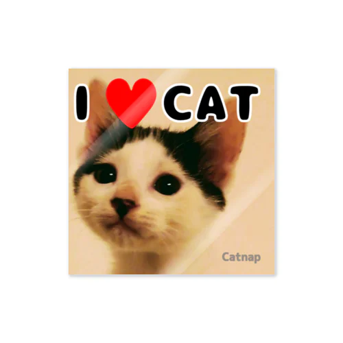 I ♥CATステッカー(ＭＥ) Sticker