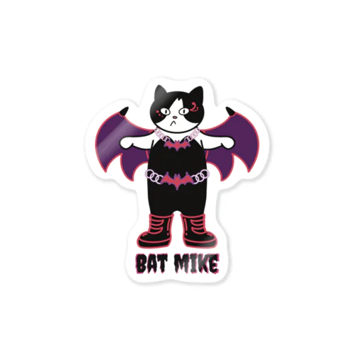 BAT MIKE Sticker