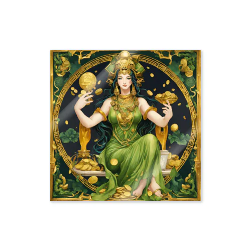金運の女神 Sticker
