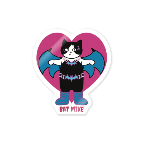 BAT MIKE Sticker