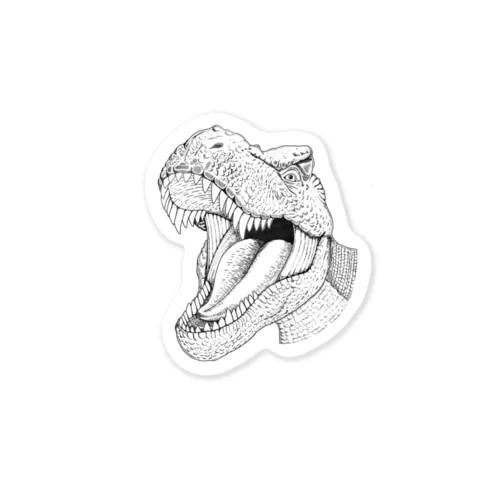 ティラノサウルスヘッド Sticker