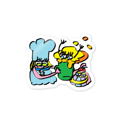 お料理チョモパチョ Sticker