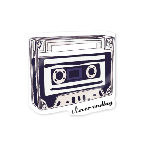 インディーズディストロ「Never-Ending MUSIC」グッズ Sticker