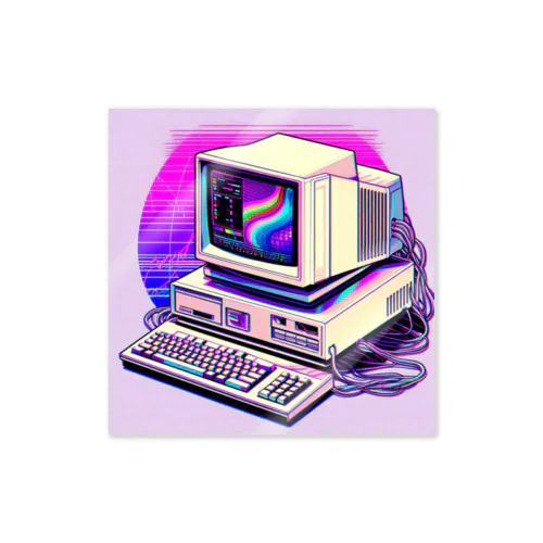 90年代のコンピューター② Sticker