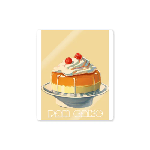 PAN cake ステッカー