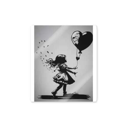 Alice on Wall Street Sticker