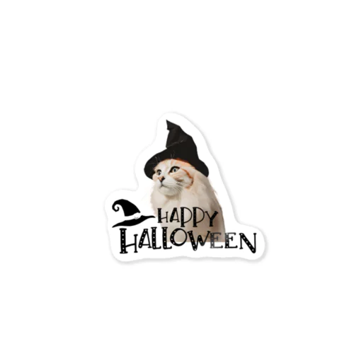 【ハロウィンステッカー】Happy Halloween Cat ステッカー