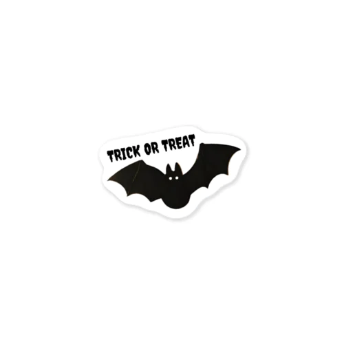 【ハロウィンステッカー】こうもりくんTRICK OR TREAT Sticker