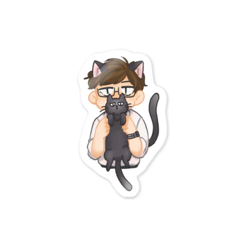 ジトぽむ猫 Sticker