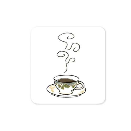 Coffee Cup sticker Sticker