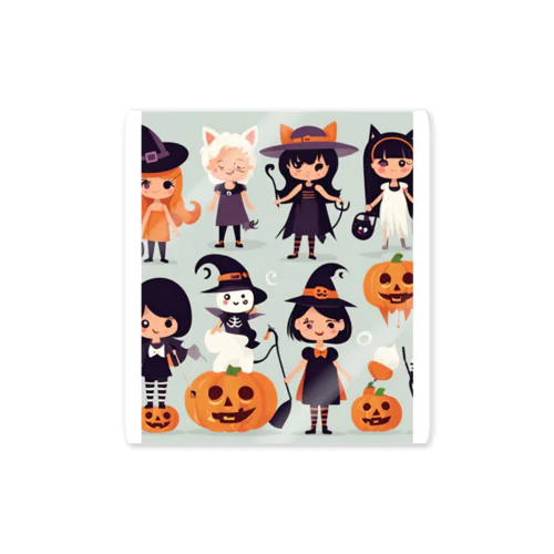 かわいいたくさんのハローウィーンキャラクター③ Sticker