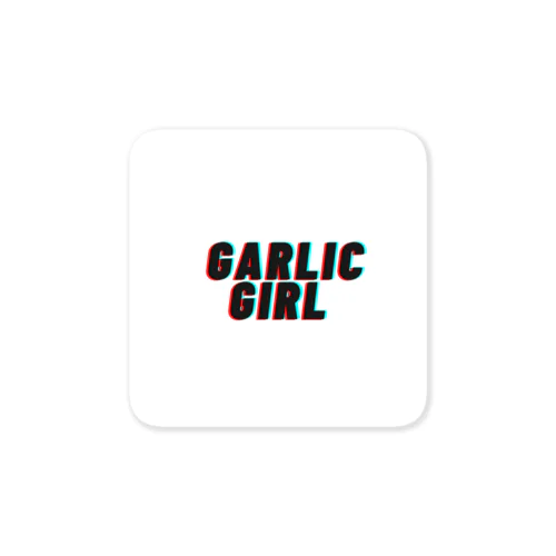 garlic girl 2色ロゴ Sticker