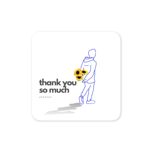 thank youステッカー Sticker