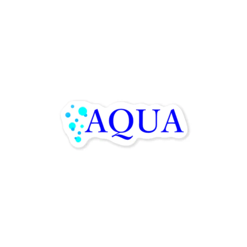 AQUA ステッカー