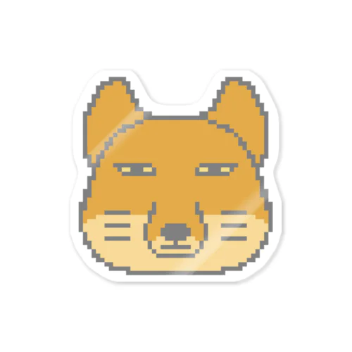 チベスナ（ドット絵） Sticker