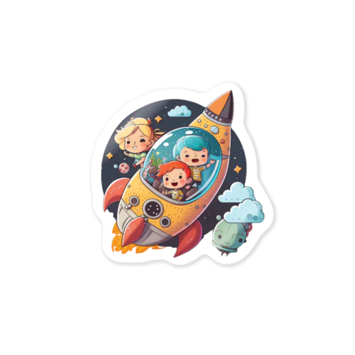 宇宙を旅する兄弟たち Sticker