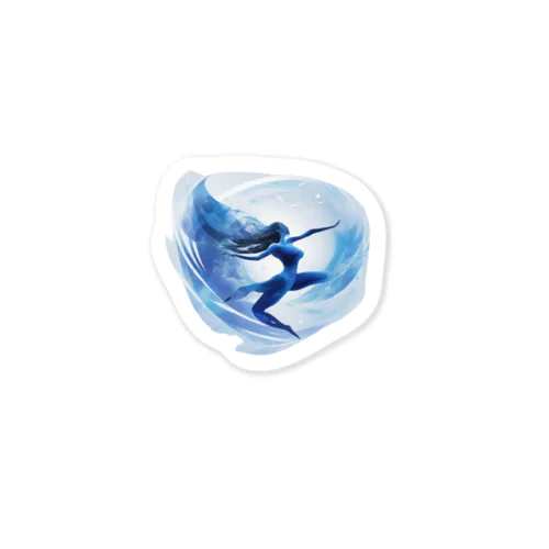 踊る水の妖精 Sticker