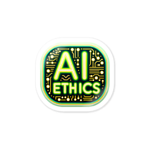 AI ETHICS 005 ステッカー