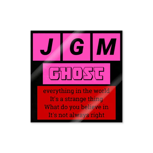 JGMメッセージステッカー Sticker