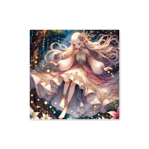 星の精霊の夜舞 Dance of the Star Spirit Sticker