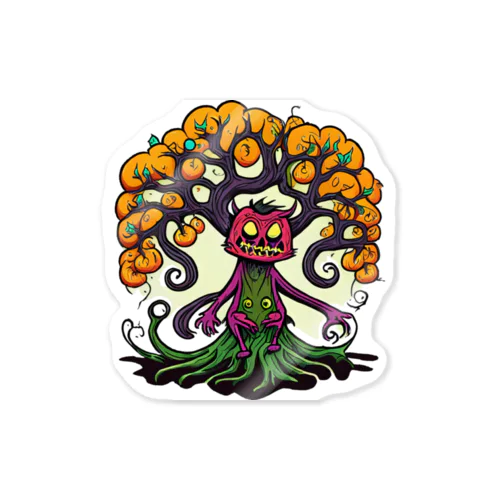 HALLOWEEN TREE(A003) Sticker