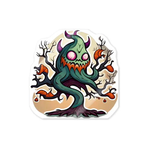 HALLOWEEN TREE(A004) Sticker