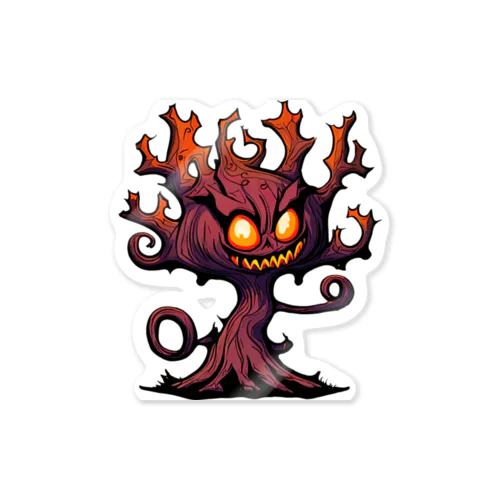 HALLOWEEN TREE(A006) Sticker