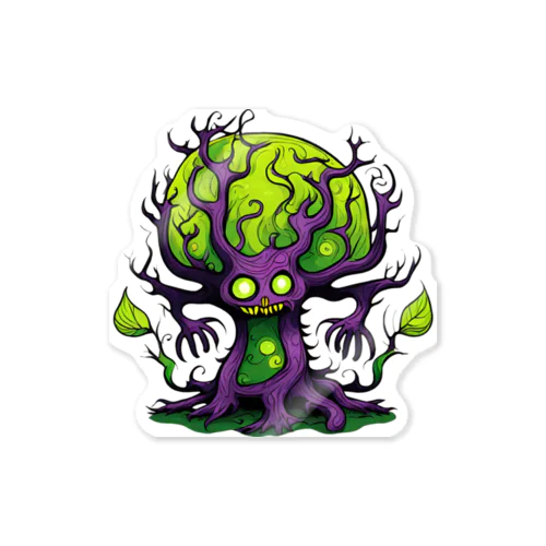 HALLOWEEN TREE(A007) Sticker